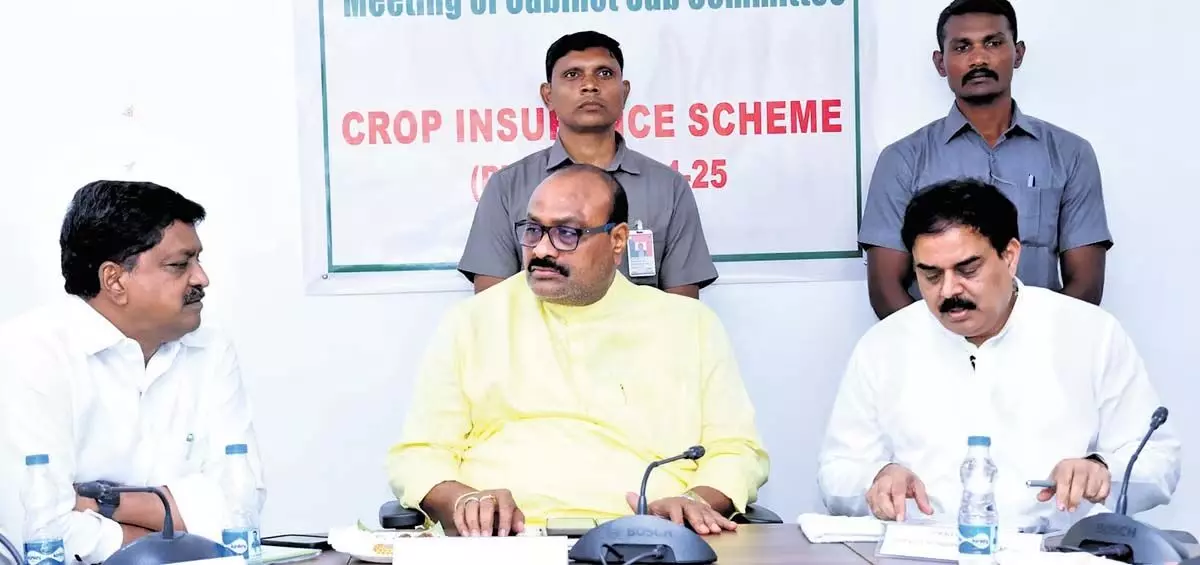 Andhra  : आंध्र के मंत्री किसानों के लिए सर्वश्रेष्ठ फसल बीमा योजना लेकर आएंगे