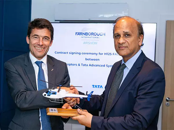 Airbus, Tata ने भारत में H125 हेलिकॉप्टर फाइनल असेंबली लाइन स्थापित करने के लिए अनुबंध पर हस्ताक्षर किए
