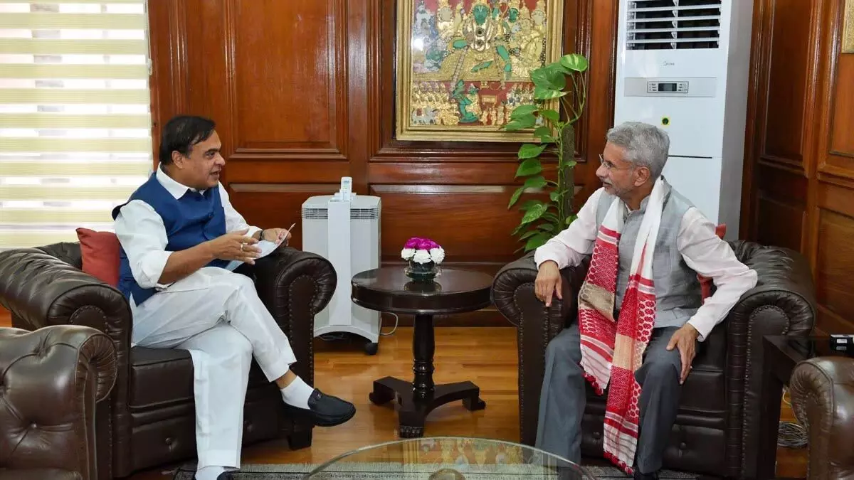 Assam के मुख्यमंत्री ने विदेश मंत्री जयशंकर से मुलाकात की
