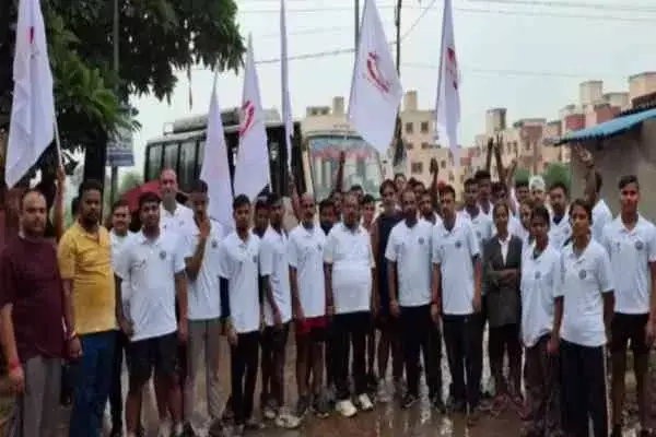 Adityapur : महारक्तदान शिविर को लेकर मैराथन दौड़ आयोजित