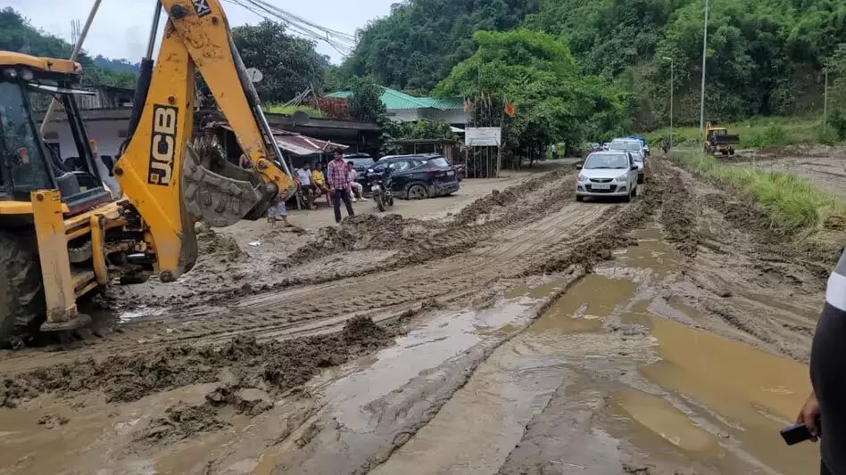 Arunachal : होलोंगी राजमार्ग बाढ़ आपदा के लिए