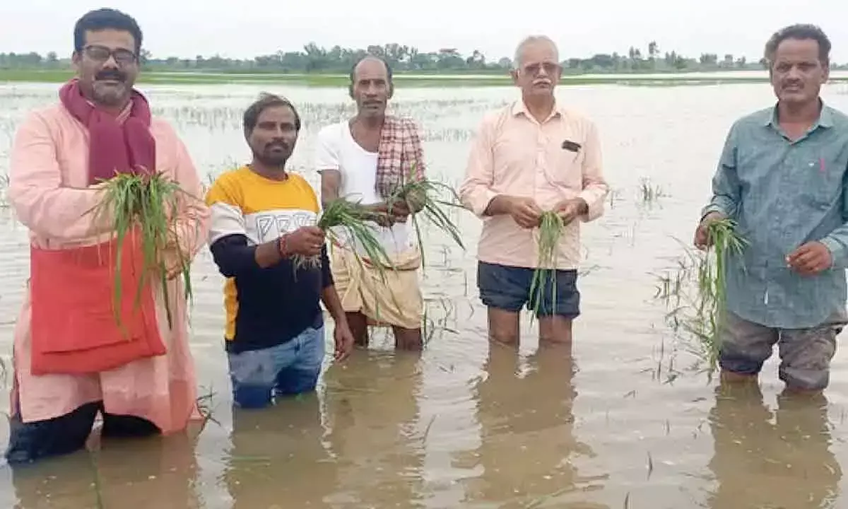 Srikakulam में बाढ़ की चेतावनी जारी