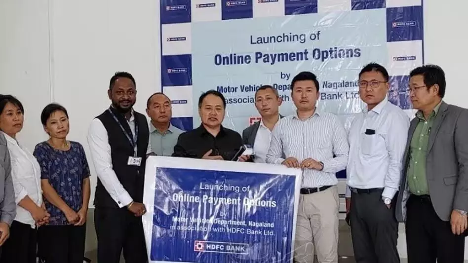 Nagaland मोटर वाहन विभाग ने डिजिटल भुगतान सेवा शुरू