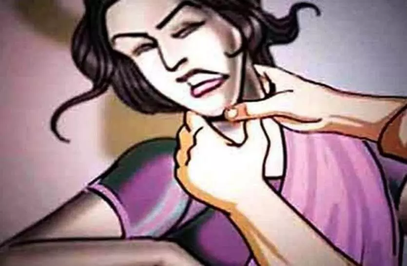 Aligarh : दहेज लिए गला दबाकर पत्नी हत्या करने का आरोप, आरोपी फरार