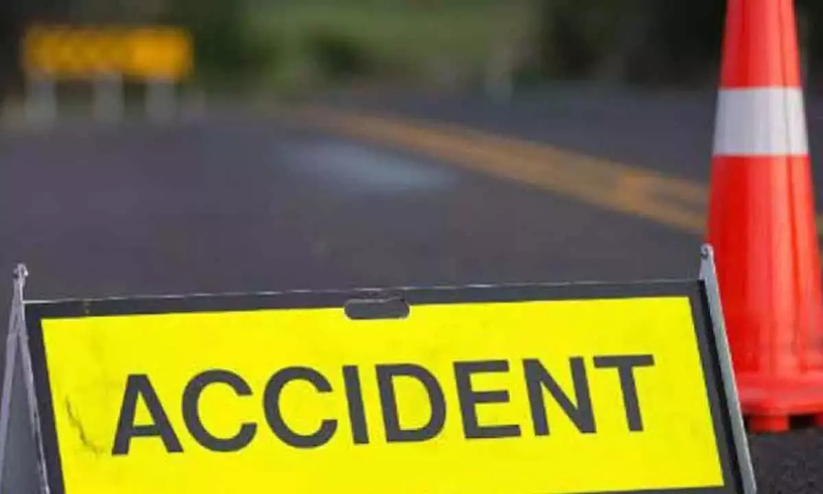 Tirumala सेकंड घाट रोड पर एक लॉरी पलटने से दो लोग घायल हो गए