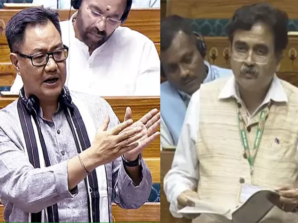 Lok Sabha में BJP MP गंगोपाध्याय की टिप्पणी पर बोले किरेन रिजिजू