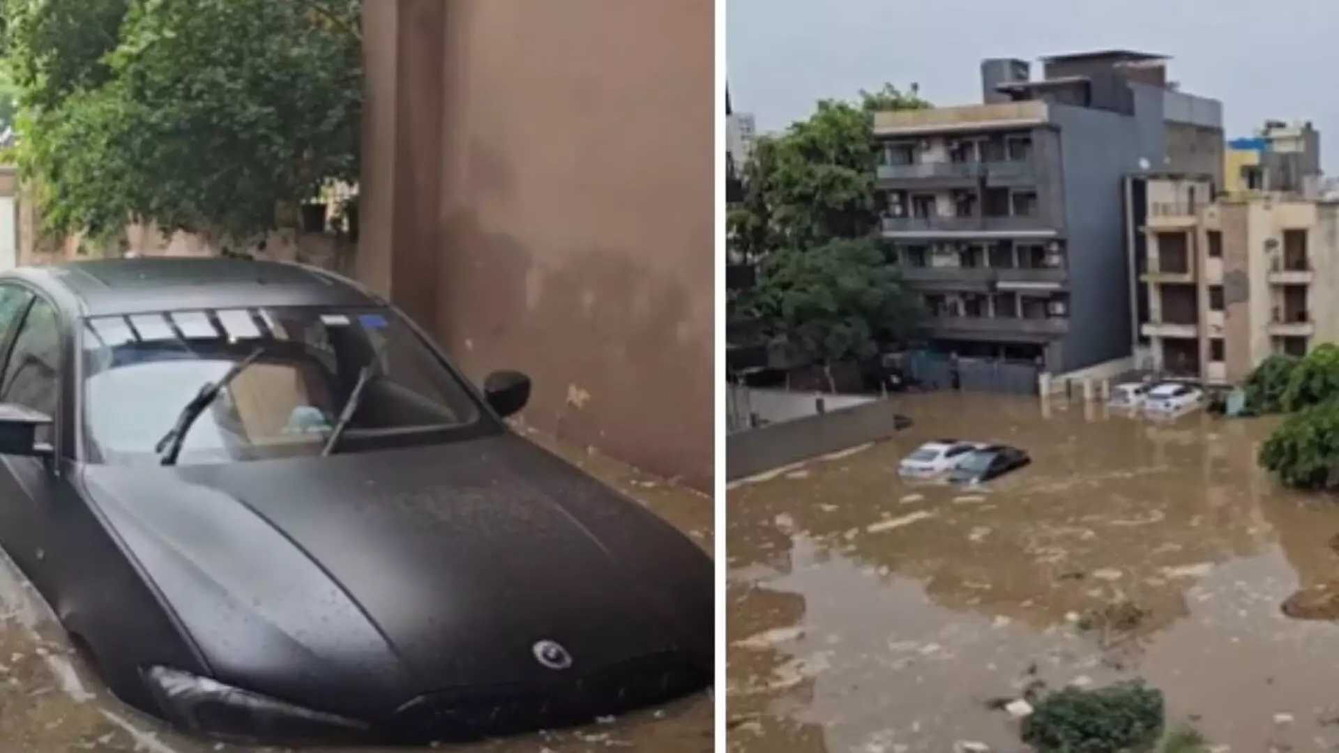 बाढ़ के पानी में डूबी 83 लाख की BMW M340i, देखें वीडियो...