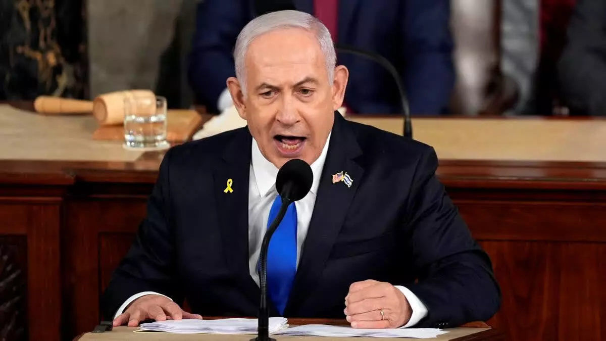 Netanyahu ने अमेरिकी प्रदर्शनकारियों की निंदा की