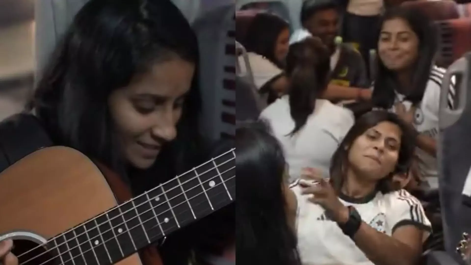 Indian महिला टीम की बस यात्रा के दौरान जेमिमा रोड्रिग्स ने बजाया गिटार, वीडियो...