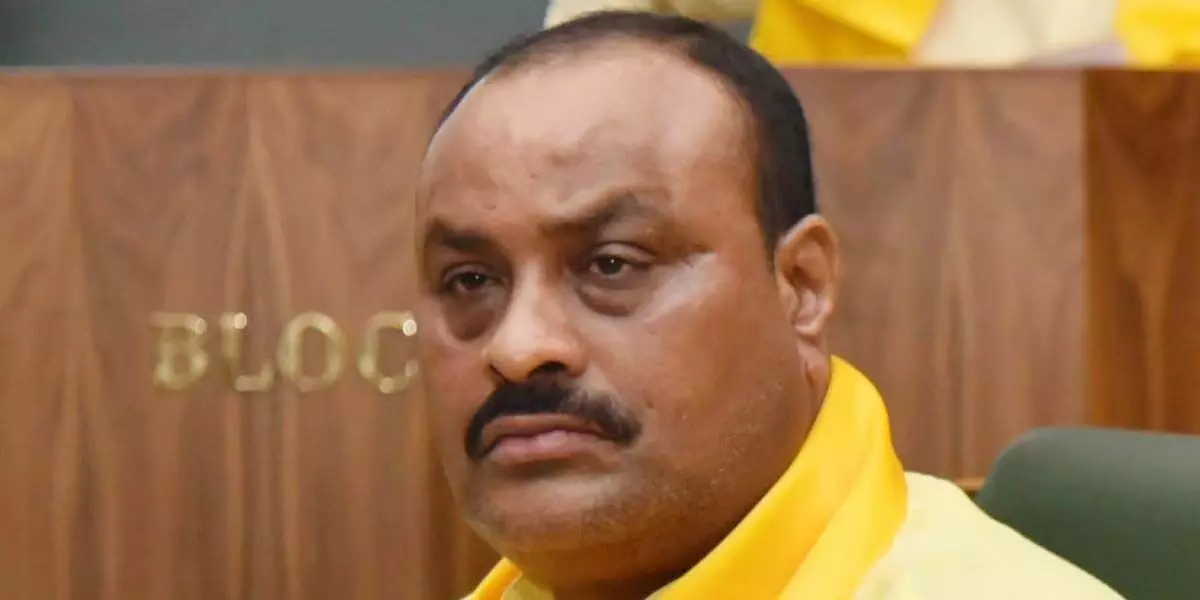 Andhra : कृषि मंत्री के. अत्चन्नायडू ने किसानों को धोखा देने के लिए पूर्व वाईएसआर सरकार पर निशाना साधा