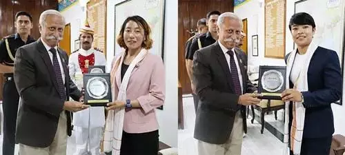 Arunachal : राज्यपाल केटी परनायक ने एवरेस्टर और वुशु विशेषज्ञ को सम्मानित किया