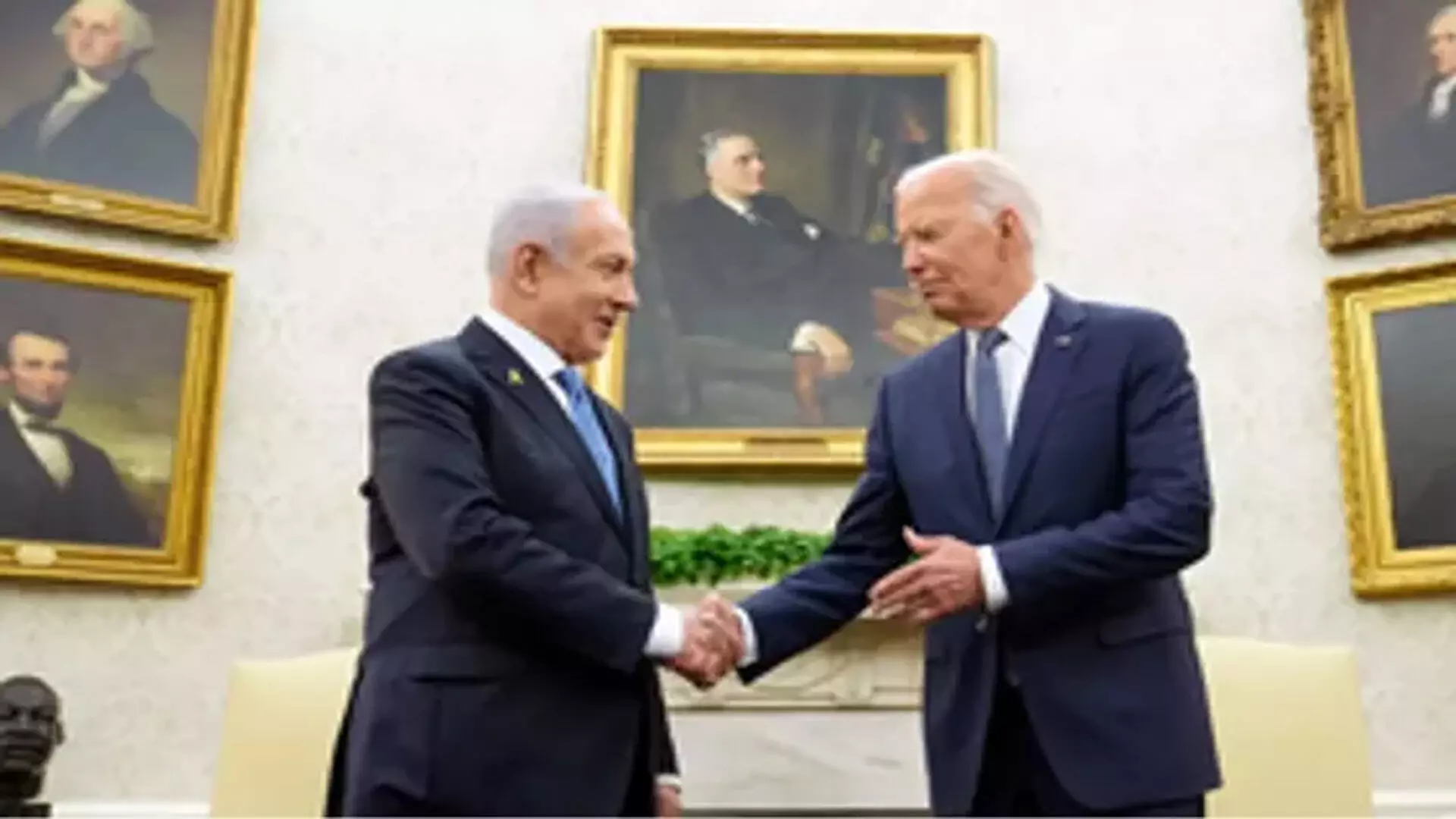 Netanyahu ने गाजा युद्धविराम समझौते पर अंतर कम करने के लिए बिडेन, हैरिस से मुलाकात की