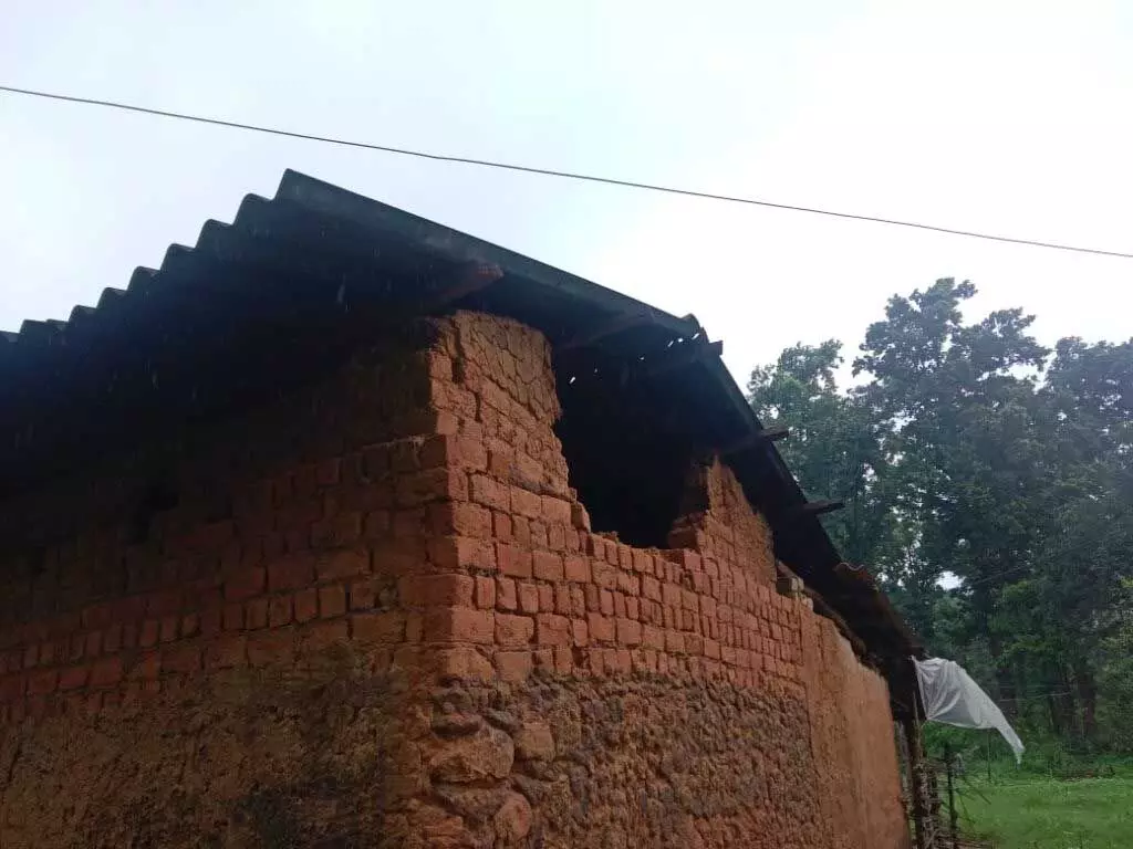 CG BREAKING: हाथियों का आतंक जारी, ग्रामीणों का तोड़ रहे घर