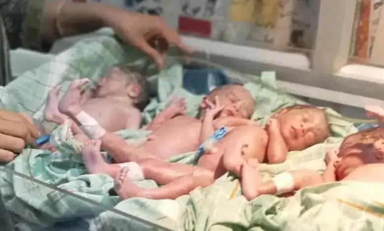 CG में महिला ने अस्पताल में चार बच्चों को दिया जन्म