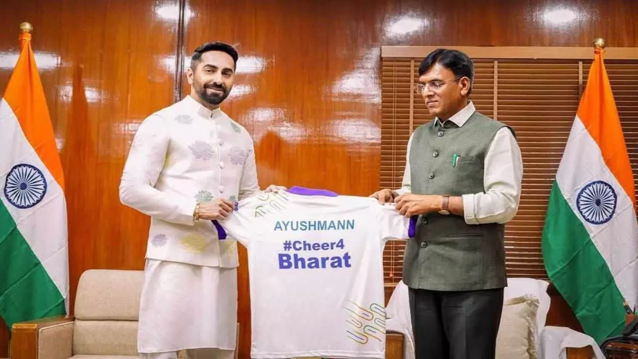 Ayushmann Khurrana ने टीम इंडिया का उत्साहवर्धन करने का अनुरोध किया