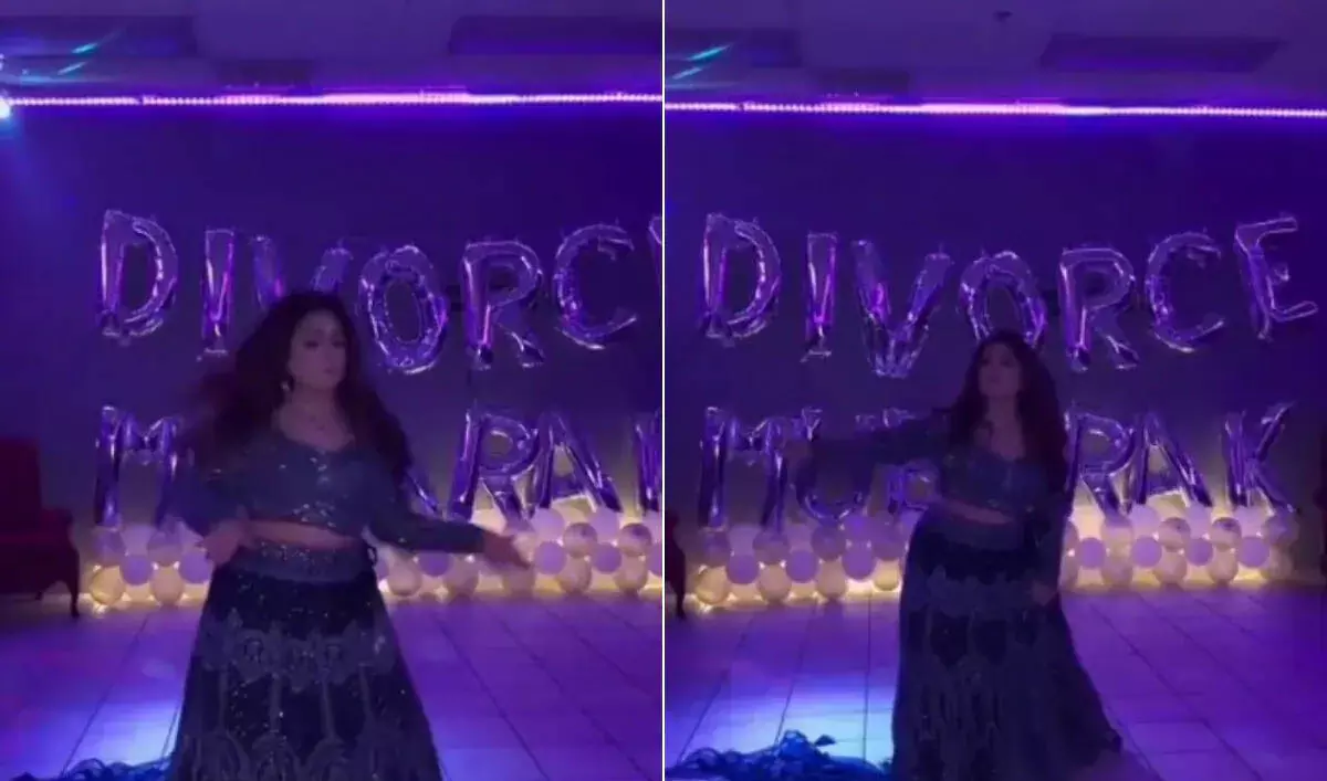 महिला ने Dance Party के साथ तलाक होने का जश्न मनाया
