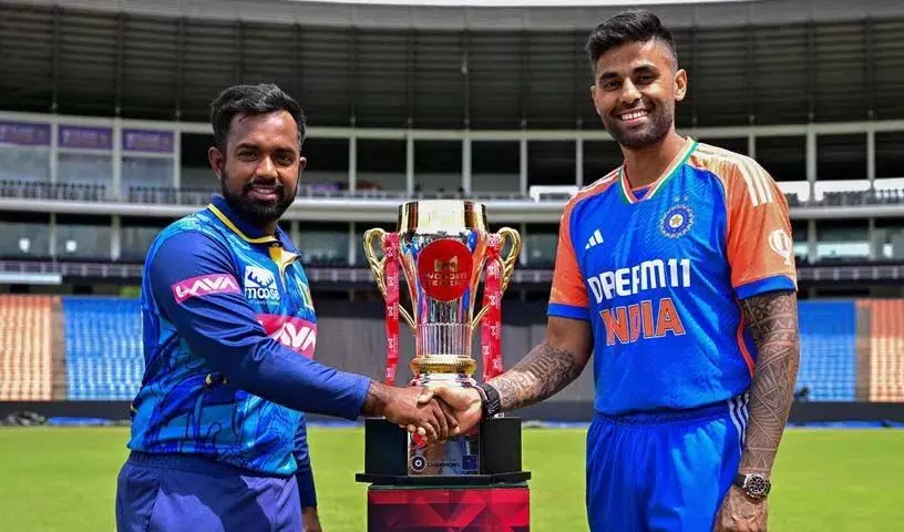 India और श्रीलंका के बीच तीन मैचों की टी20 सीरीज