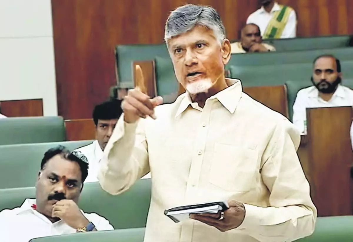 Andhra  : सीएम नायडू ने पिछली वाईएसआर सरकार पर साधा निशाना