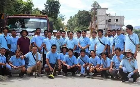 Arunachal : जीटीवाई के सदस्यों ने स्वच्छता अभियान का आयोजन किया