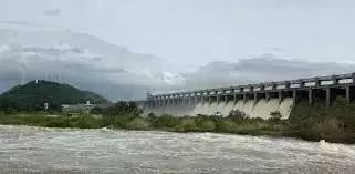 टीबी नदी का पानी Andhra Pradesh के मंत्रालयम तक पहुंचा