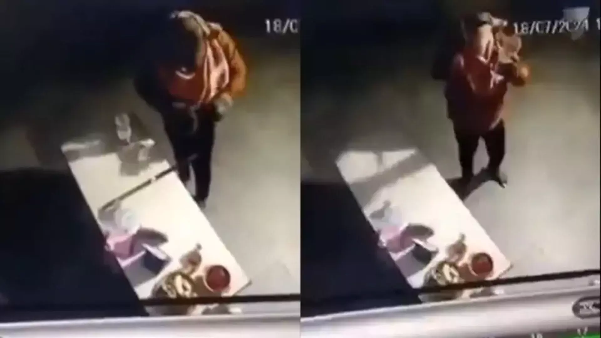Hotel में चोरी करने घुसा चोर, कुछ न मिलने पर छोड़ा 20 रूपए, देखें VIDEO...