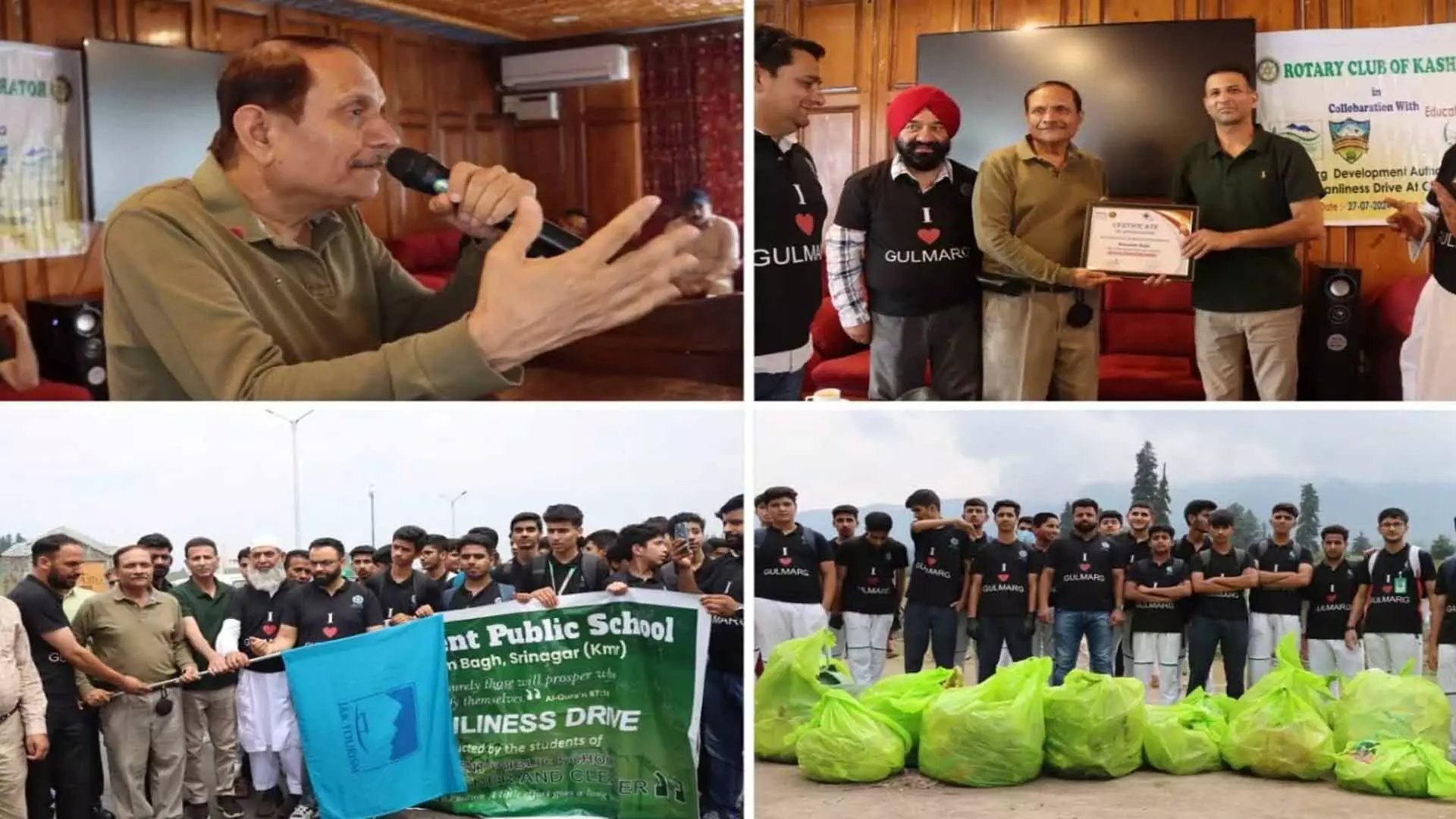 Jammu: श्री राजीव राय भटनागर ने गुलमर्ग में विशाल स्वच्छता अभियान को हरी झंडी दिखाई