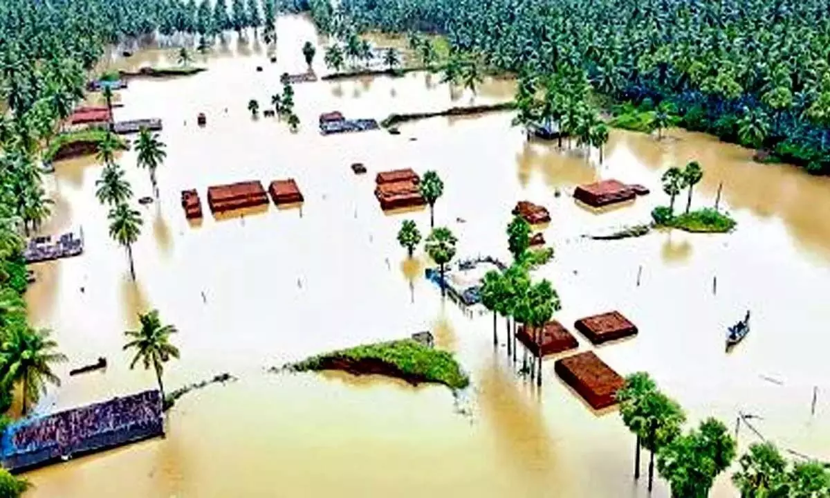 Konaseema में बाढ़ के कारण गंभीर संकट