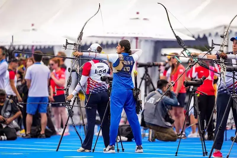 तीरंदाजी में Indian Women Team क्वार्टर फाइनल में हारी