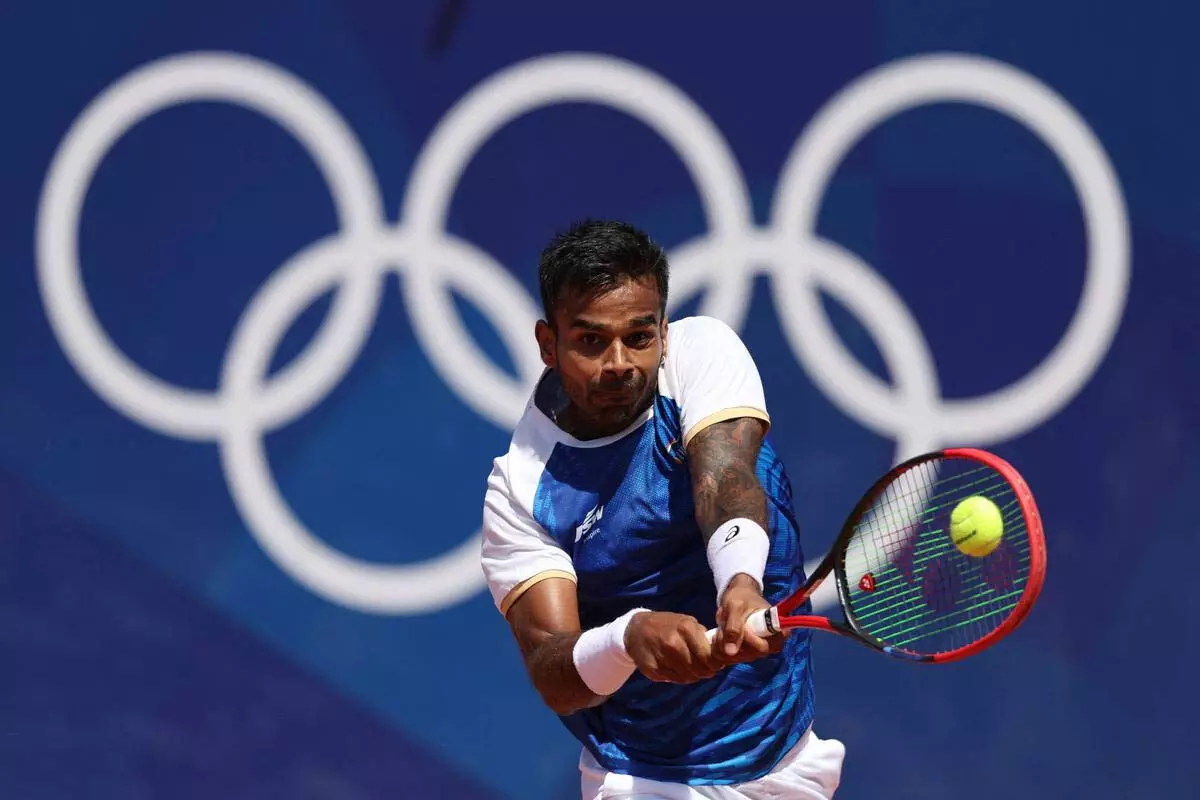India के सुमित नागल कड़े संघर्ष के बाद ओलंपिक टेनिस प्रतियोगिता से बाहर