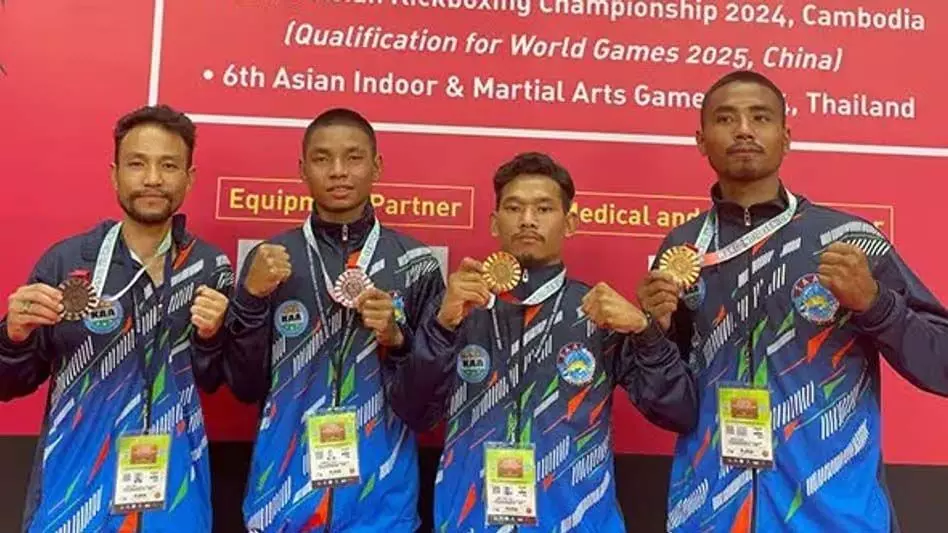Arunachal : अरुणाचल के एथलीट राष्ट्रीय किकबॉक्सिंग चैंपियनशिप में चमके