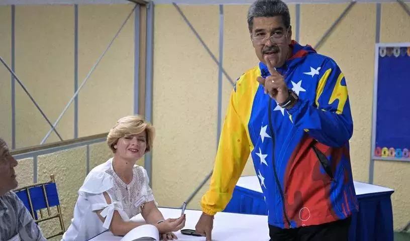Venezuela: वेनेजुएला के राष्ट्रपति चुनाव में मादुरो की जीत