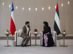 चिली के राष्ट्रपति आधिकारिक यात्रा पर UAE पहुंचे