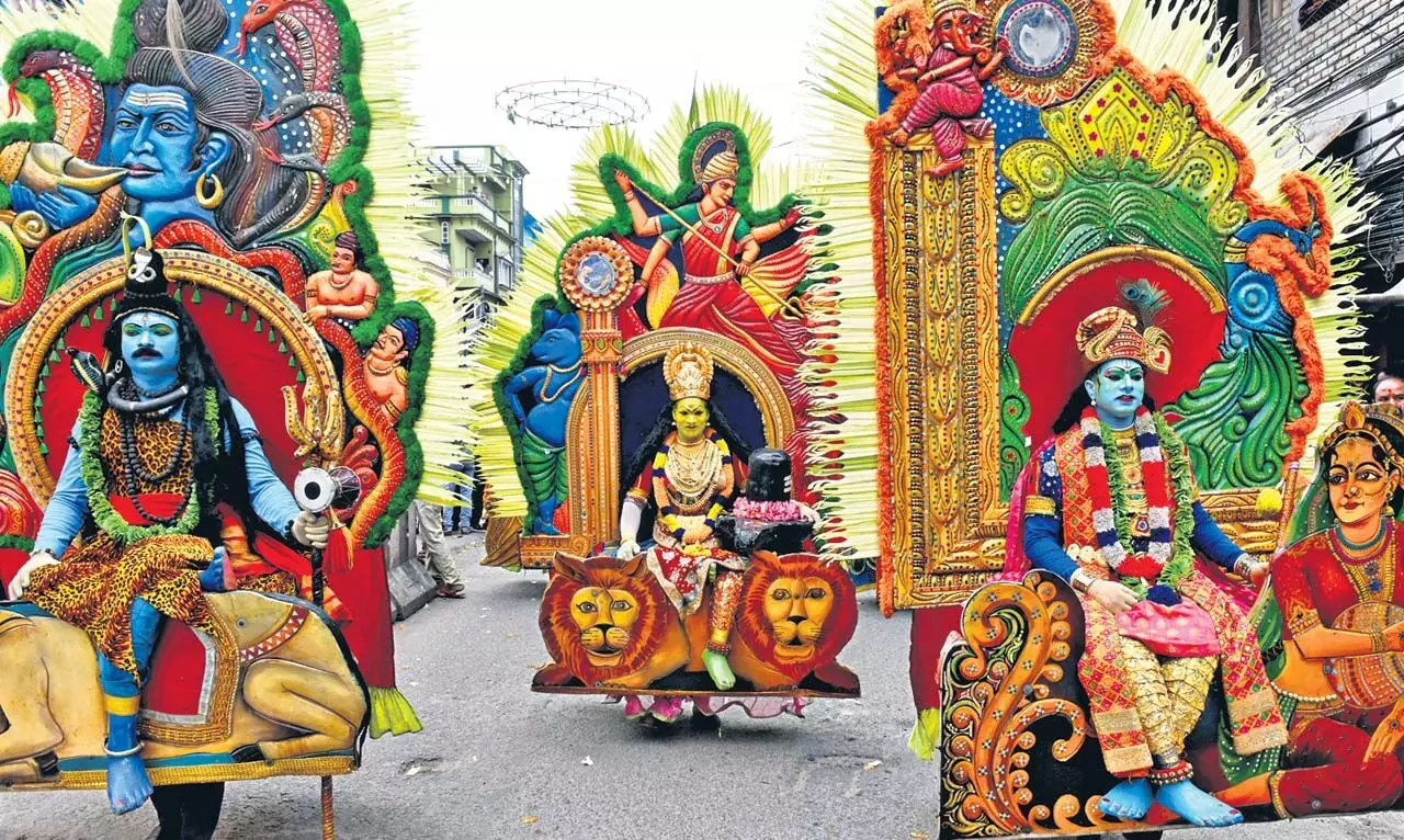 Hyderabad के पुराने शहर में भव्य तरीके से मनाया गया बोनालु