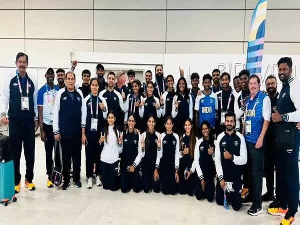 भारतीय एथलेटिक्स टीम ओलंपिक 2024 के लिए Paris पहुँची