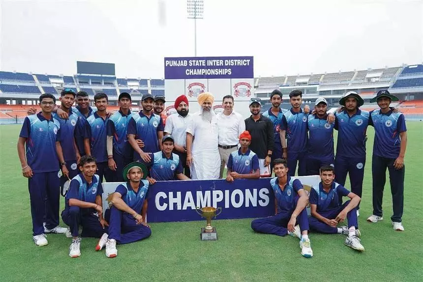 Mohali  ने पटियाला को दो रन से हराकर अंडर-19 क्रिकेट टूर्नामेंट जीता