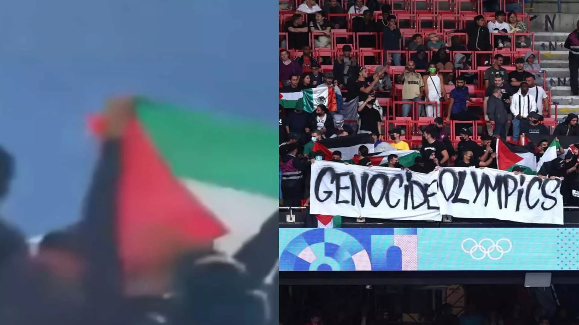 Olympics: फिलिस्तीन समर्थक प्रदर्शनकारियों ने लगाए हिटलर जिंदाबाद के नारे, वीडियो...