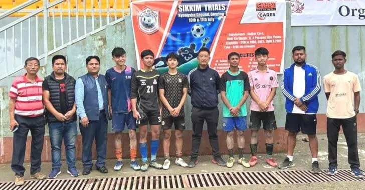 Sikkim के पांच फुटबॉल प्रतिभाओं का चयन