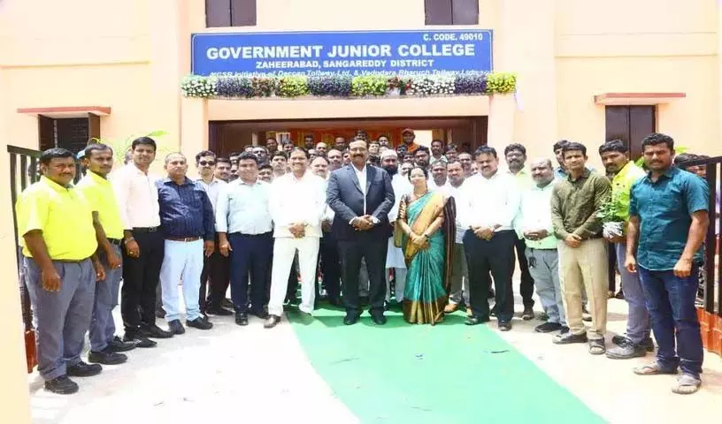 Sangareddy: सरकारी जूनियर कॉलेज जहीराबाद में 6 नए क्लासरूम बनाए