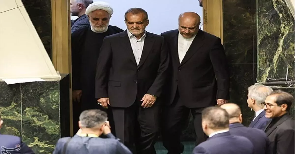 Masoud Pezeshkian ने औपचारिक रूप से ईरान के राष्ट्रपति के रूप में शपथ ली