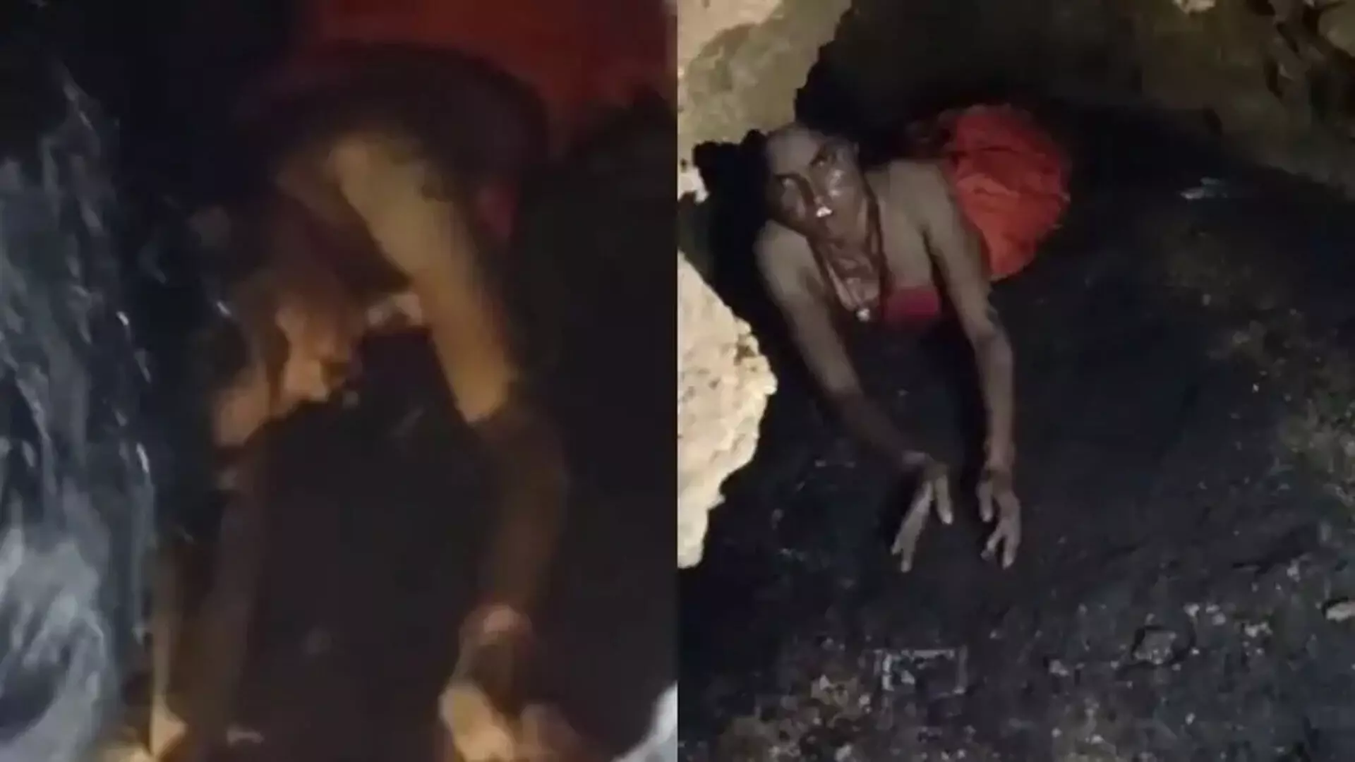 UP: सोनभद्र में गुफा से निकली रहस्यमय महिला