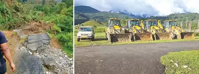 Arunachal : आरडब्ल्यूडी ने एलएमवी के लिए एमवी सड़क बहाल की