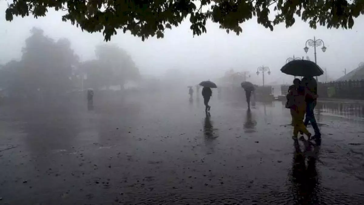 Ranchi जिले में पांच अगस्त तक भारी बारिश का येलो अलर्ट
