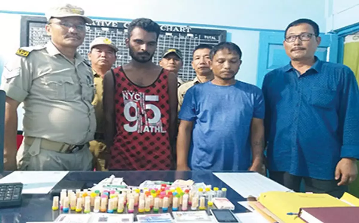 Arunachal Pradesh में हेरोइन के साथ पांच ड्रग तस्कर गिरफ्तार