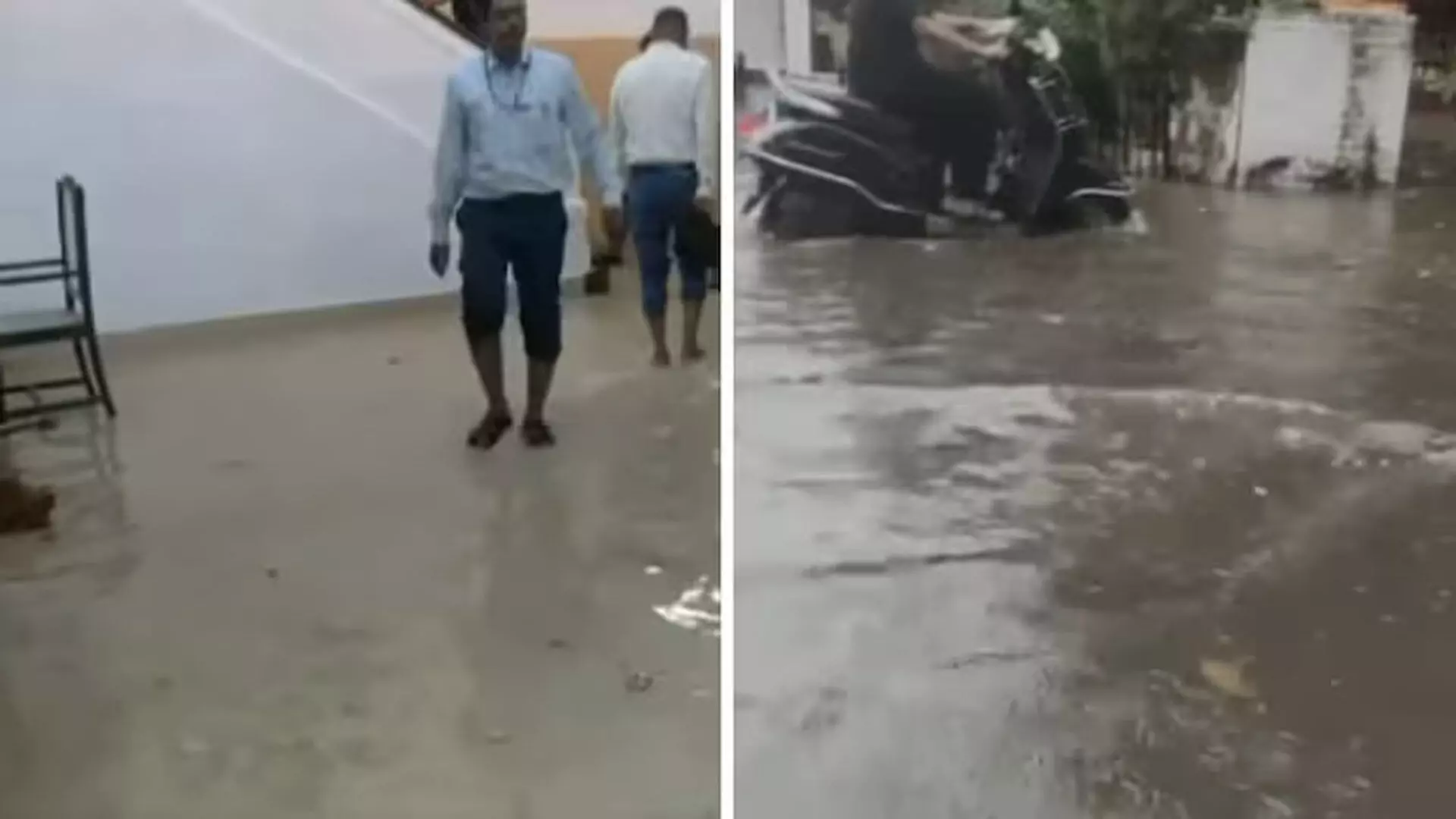 Uttar Pradesh में भारी बारिश, विधानसभा में भर गया पानी, VIDEO...