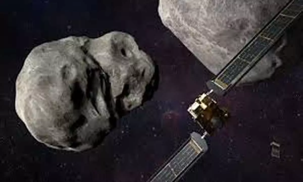 NASA ने एक अंतरिक्ष यान को  नई सीख के लिए क्षुद्रग्रह से टकरावाया