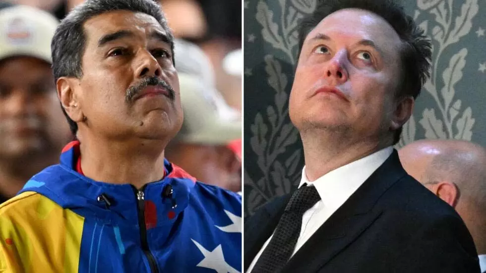 Nicolas Maduro और एलन मस्क के बीच ऑनलाइन मुकाबला