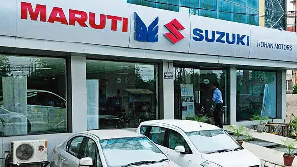 Business: मारुति सुजुकी इंडिया लिमिटेड के शेयर में 4 % की उछाल