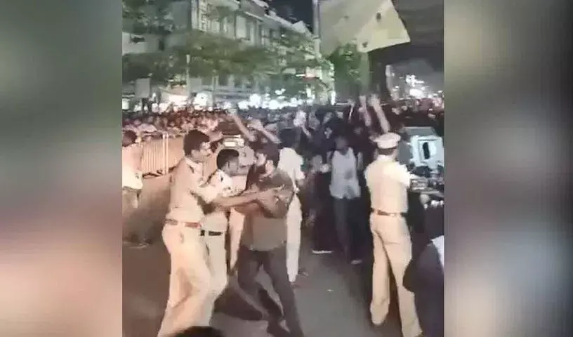 Police भर्ती के इच्छुक उम्मीदवारों ने दिलसुखनगर में किया विरोध प्रदर्शन