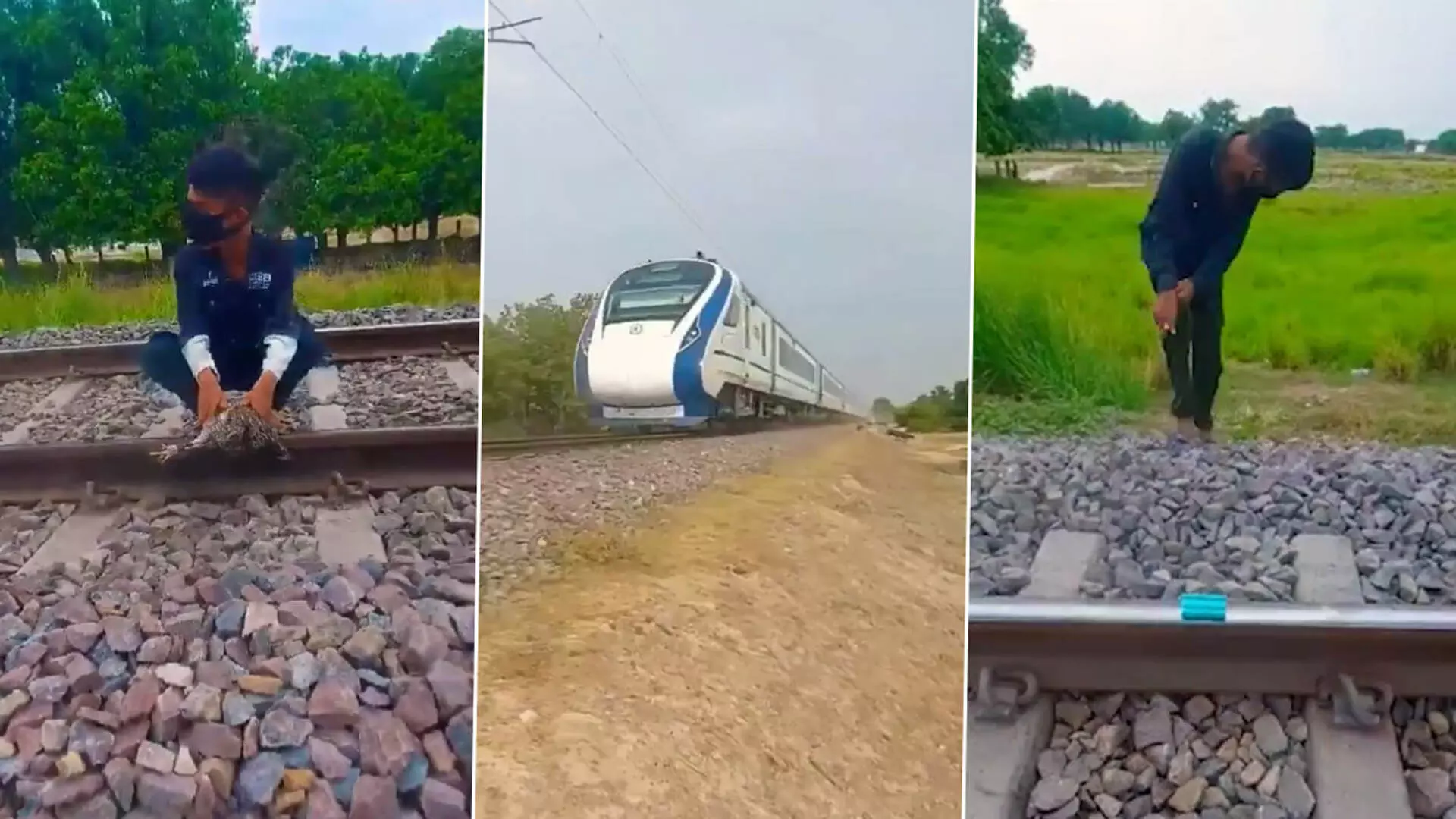 Viral Video: यूट्यूब से पैसे कमाने के लिए ट्रेन की पटरी पर ऐसा काम, हजारों यात्रियों की जा सकती है जान
