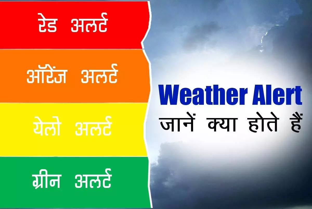 Meteorological विभाग द्वारा घोषित अलर्ट का मतलब जाने ?